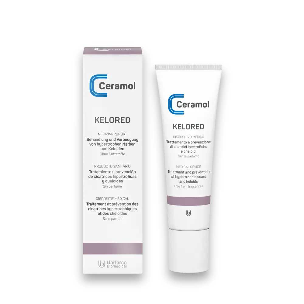 Kelored - Ceramol - Behandlung und Vorbeugung von Narben