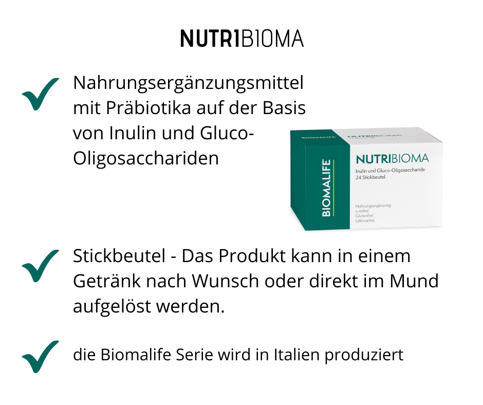 NUTRIBIOAMA - Inulin und Gluco-Oligosaccharide von Biomalife bei Apotheke Zaversky