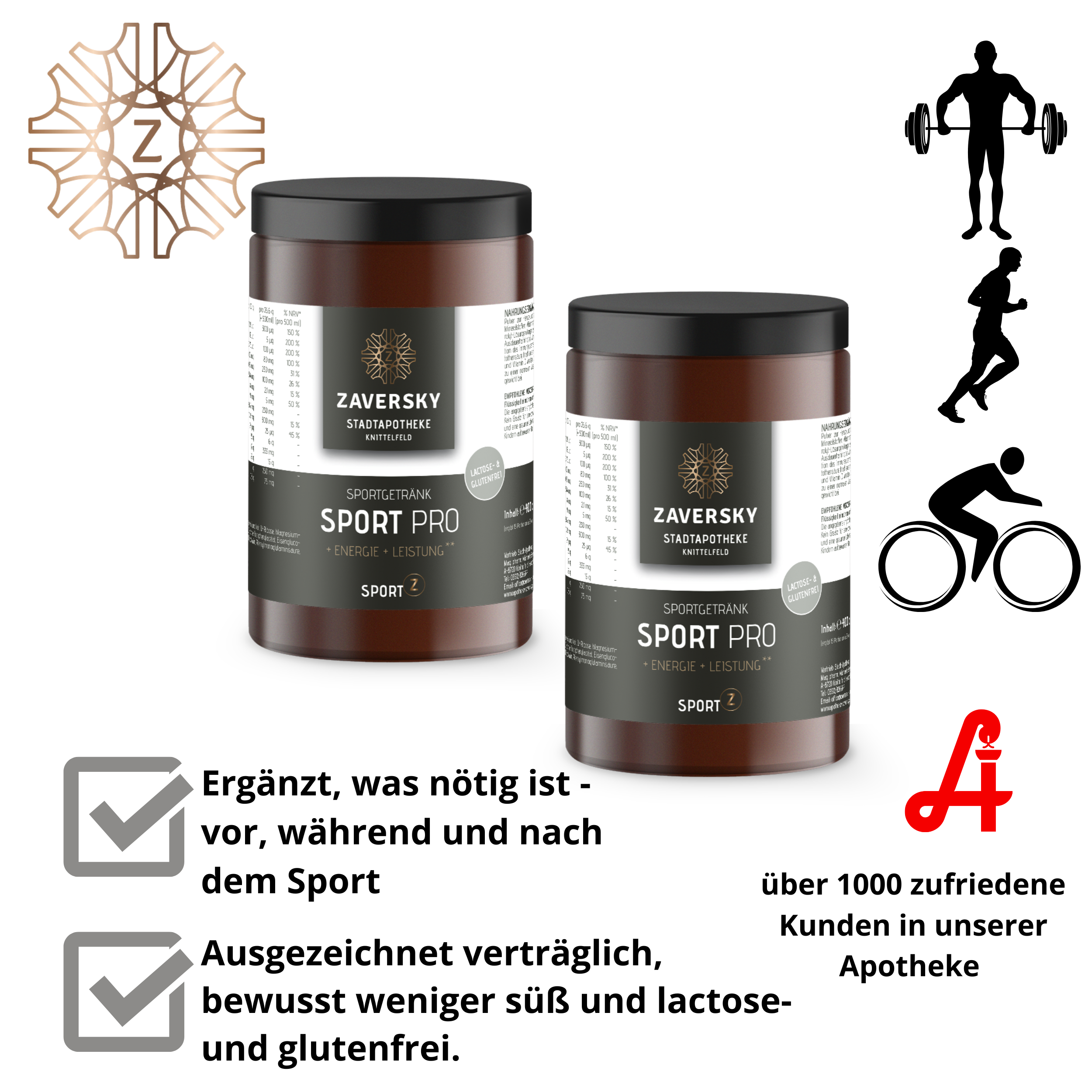Sport Pro Sportgetränk für Energie** und Leistung*** bei Apotheke Zaversky