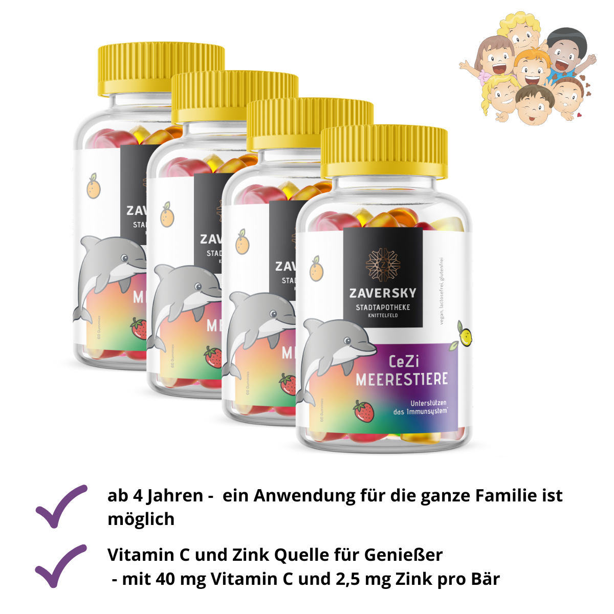 CeZi Meerestiere- Vitamin C + Zink Quelle für Genießer bei Apotheke Zaversky