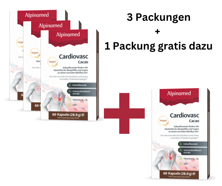Alpinamed Cardiovasc Cacao - 60 Kapseln bei Apotheke Zaversky