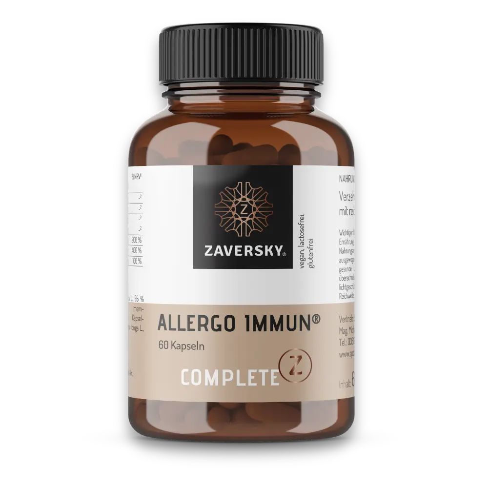 Allergo Immun® CompleteZ – Kapseln mit Quercetin und Tragantwurzel