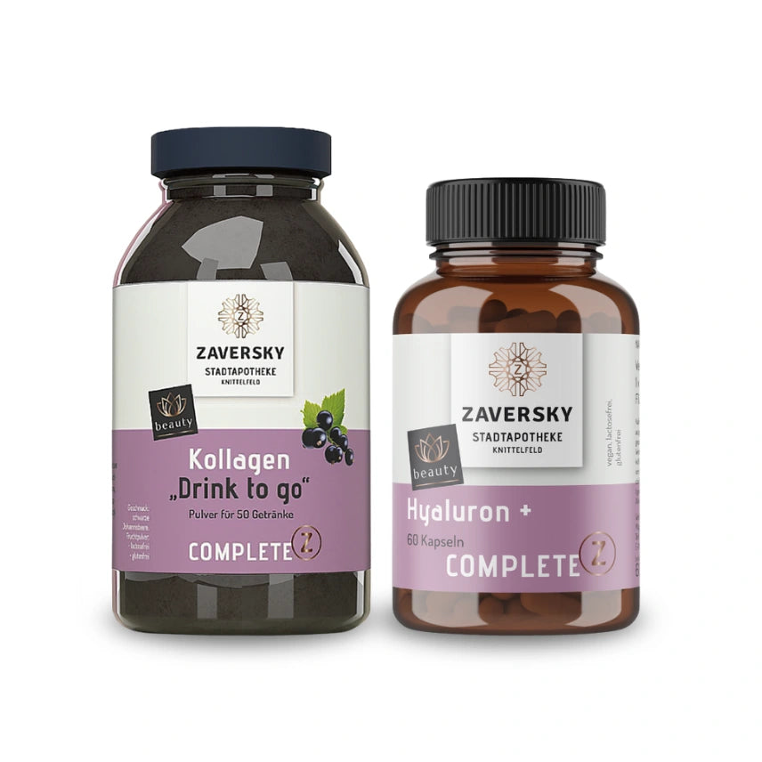 Kollagen & Hyaluron Plus - abgestimmte Nährstoff-Kombination bei Apotheke Zaversky