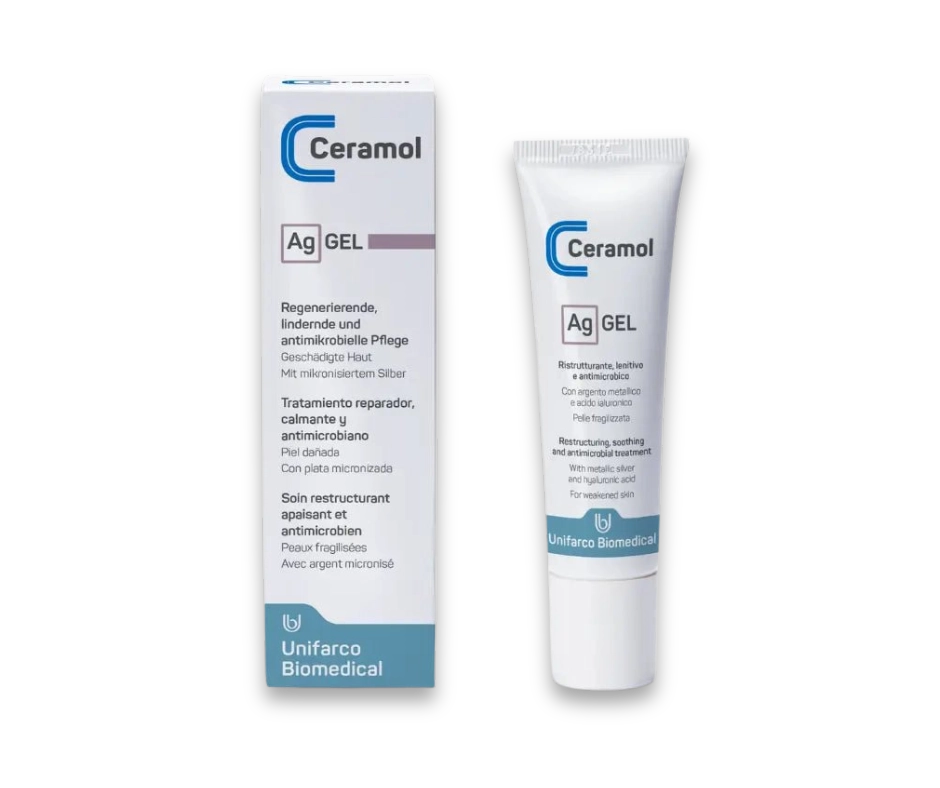 Ag Gel - Ceramol - regeneriert, lindert und wirkt antimikrobiell mit Silber