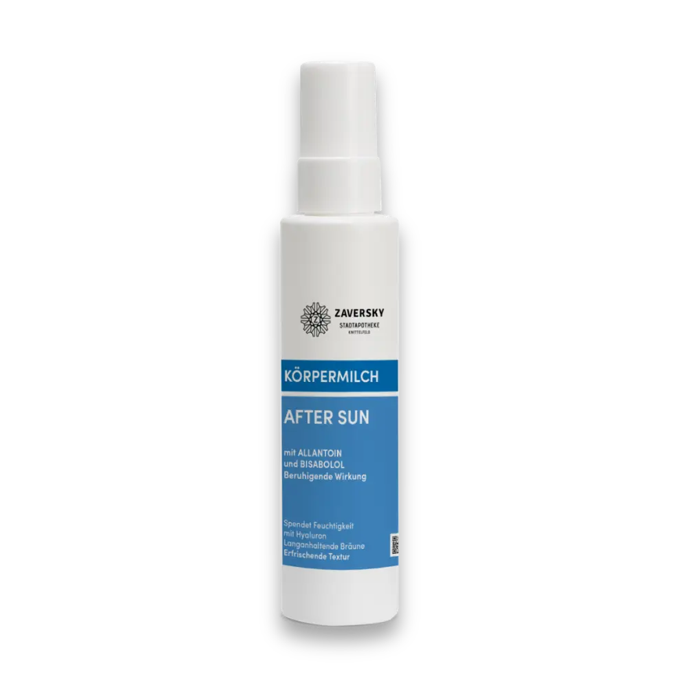 Körpermilch - After Sun beruhigend, spendet Feuchtigkeit, langanhaltende Bräune 100 ml