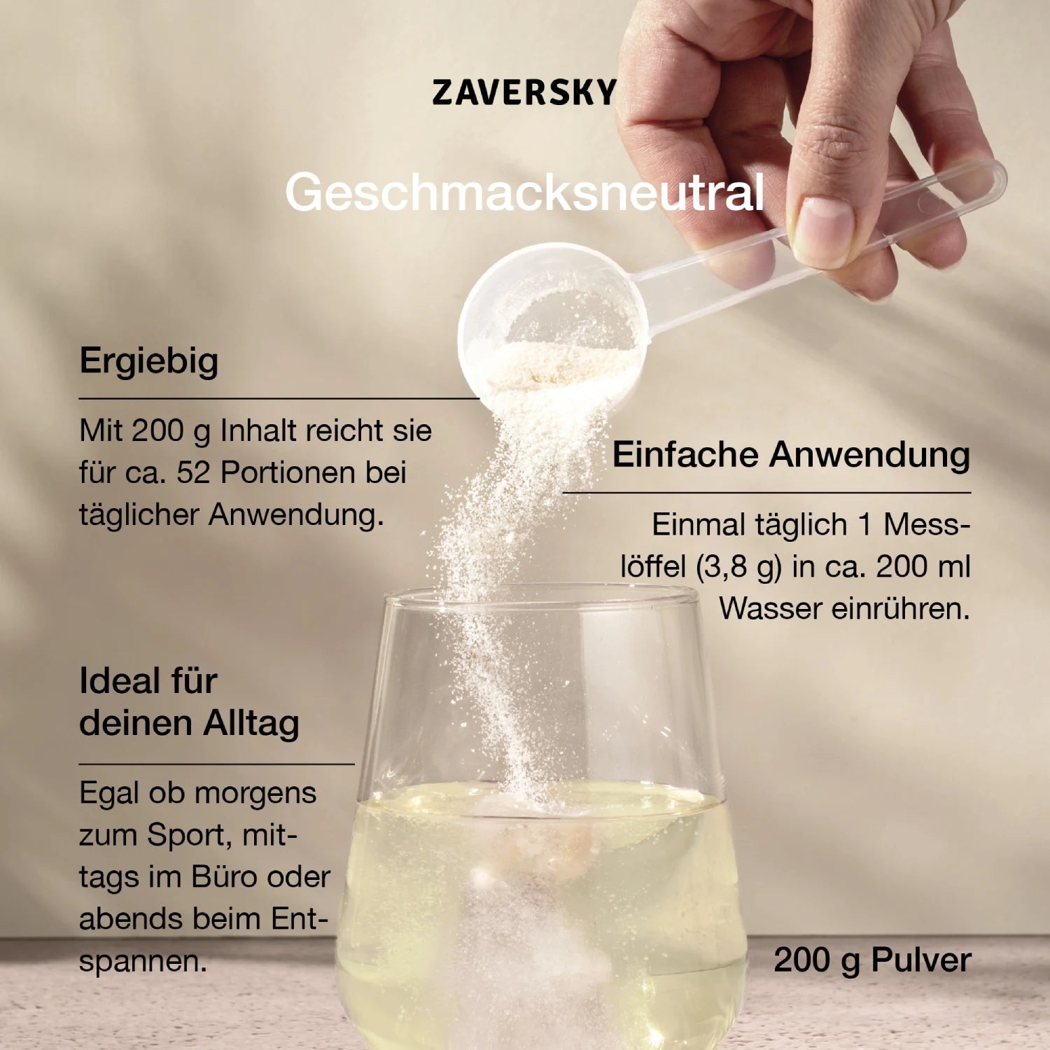 Kollagen Drink to Go "White Edition" (52 Portionen, geschmacksneutral) bei Apotheke Zaversky