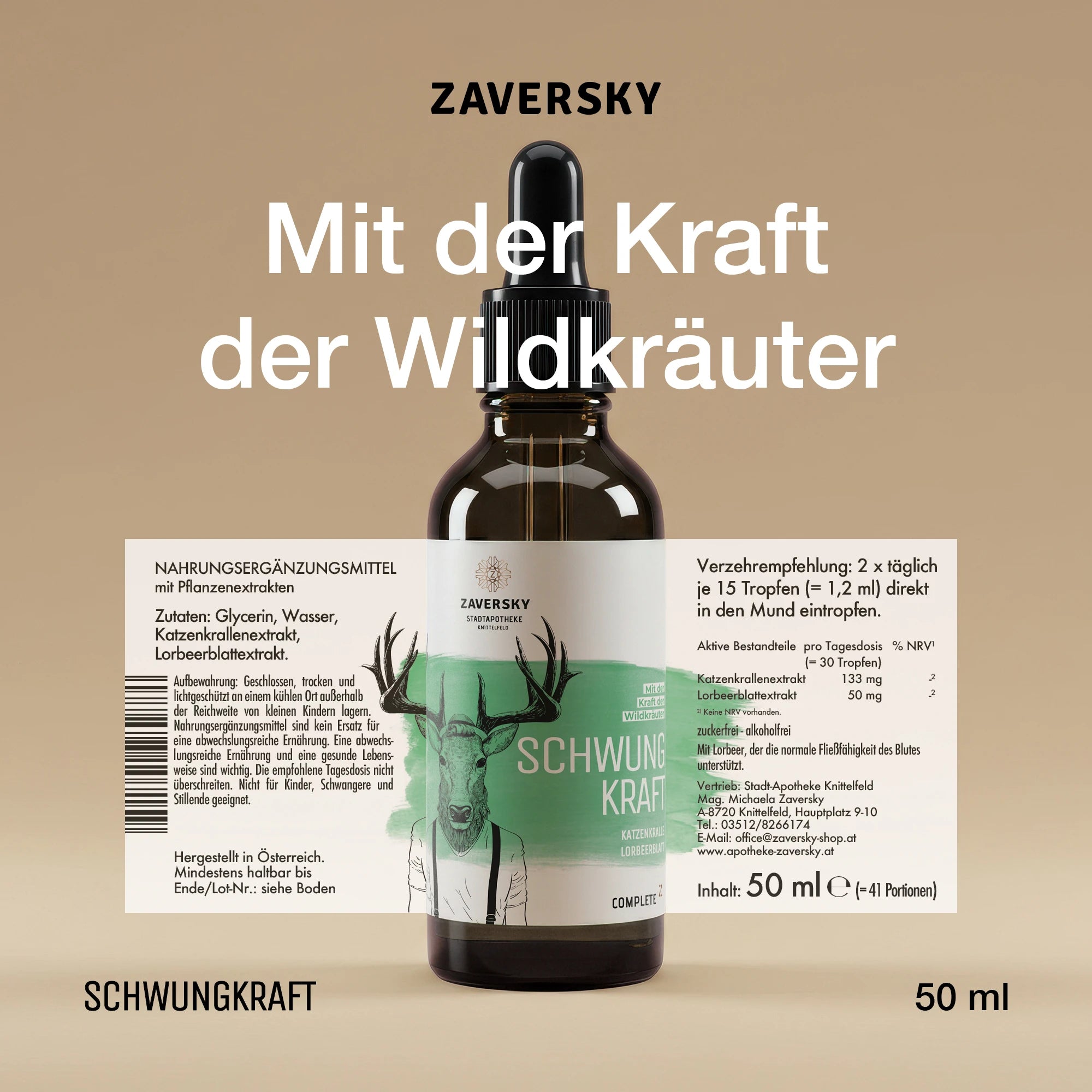 ZAVERSKY SCHWUNGKRAFT CompleteZ – Für mehr körperliches Wohlgefühl bei Apotheke Zaversky