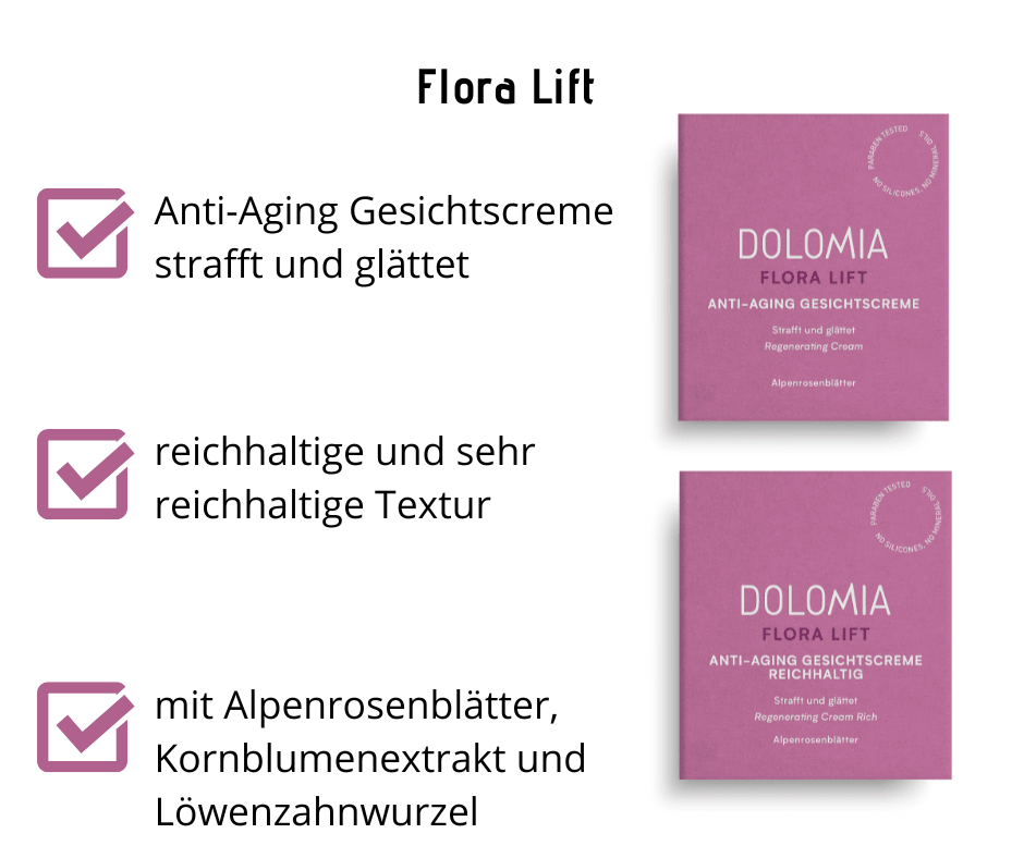 Anti Aging Gesichtscreme - Flora Lift - strafft und glättet - normale Textur - Kosmetika - Apotheke Zaversky