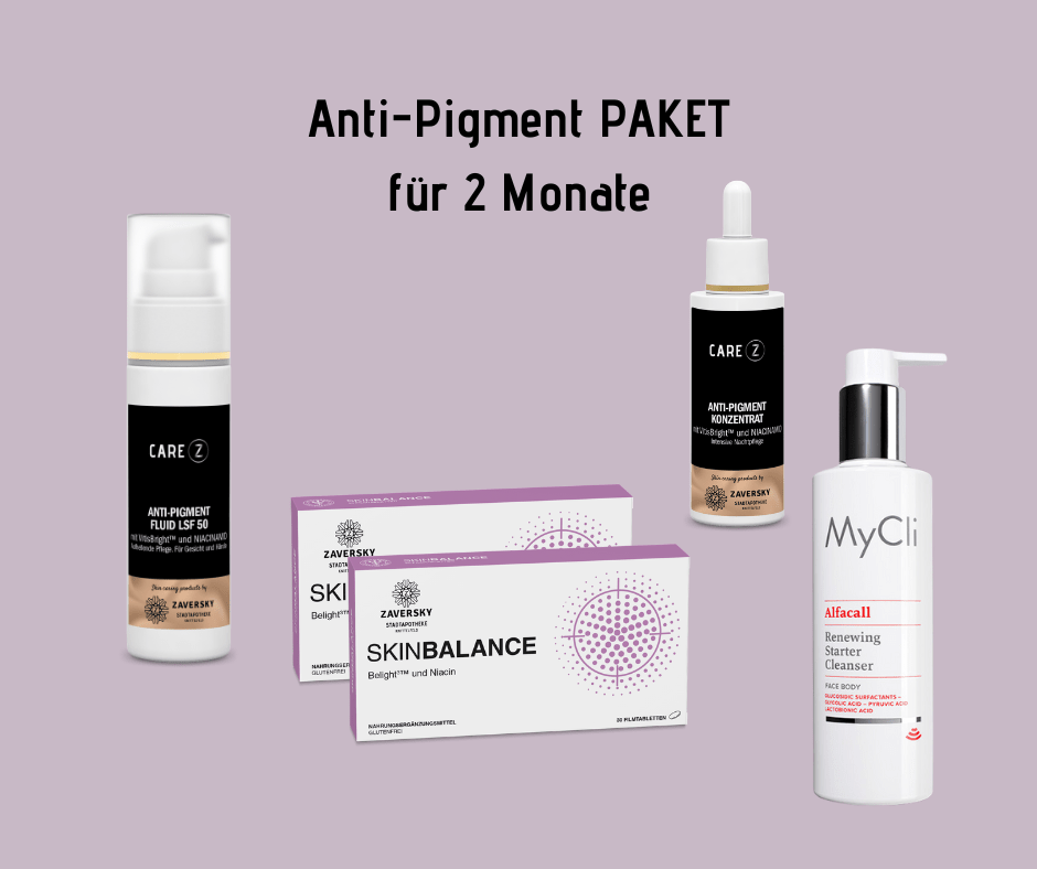 Anti - Pigment Fluid LSF50 mit VitisBrightTM und Niacinamid für Gesicht und Hände - Anti - Pigment Paket - Kosmetika - Apotheke Zaversky