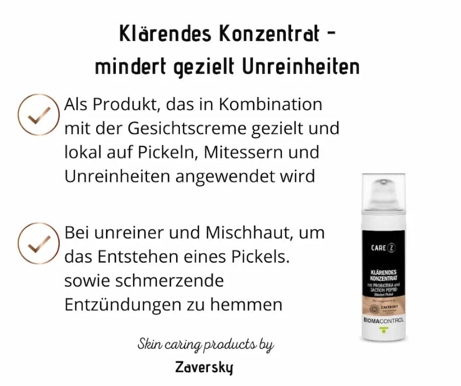 Biomacontrol KLÄRENDES KONZENTRAT - mindert gezielt Unreinheiten CareZ - Kosmetika - Apotheke Zaversky