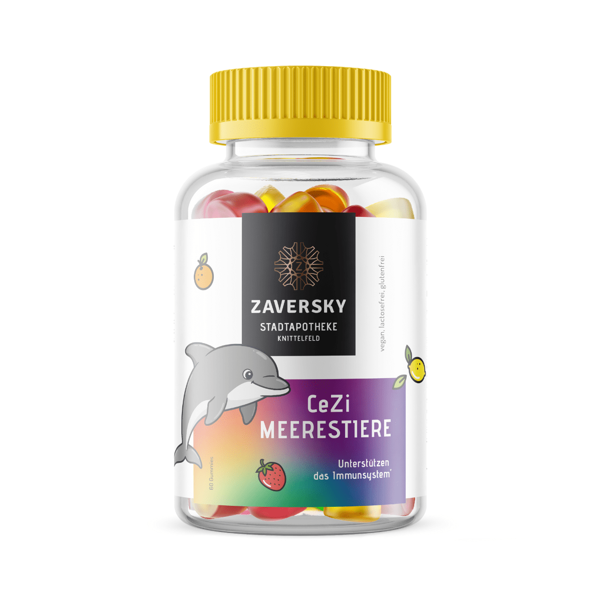 CeZi Meerestiere - Vitamin C + Zink Quelle für Genießer - 1 Flasche - Nahrungsergänzung - Apotheke Zaversky