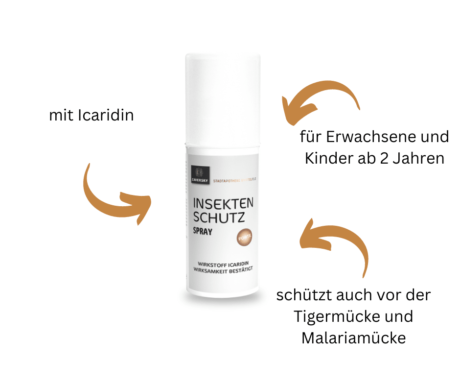 Insektenschutz Spray Forte - für Erwachsene und Kinder ab 2 Jahren - Hausapotheke - Apotheke Zaversky