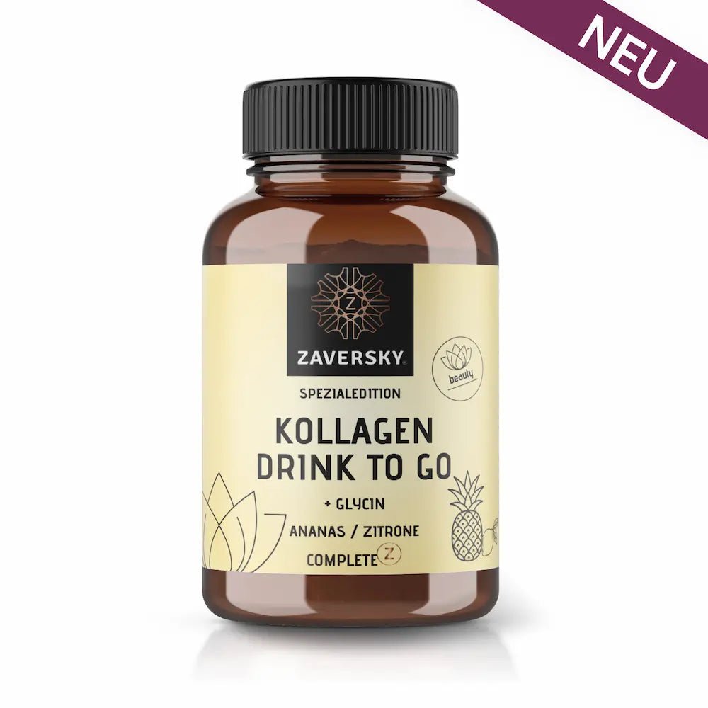 Kollagen Drink to Go – SPEZIALEDITION Ananas/Zitrone + Glycin - Apotheke Zaversky