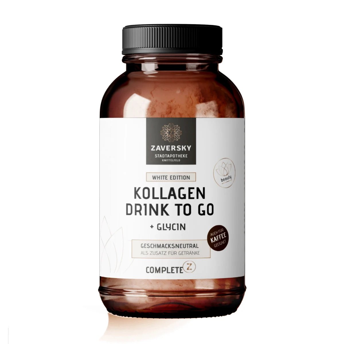 Kollagen Drink to Go "White Edition" (52 Portionen, geschmacksneutral) - Nahrungsergänzung - Apotheke Zaversky
