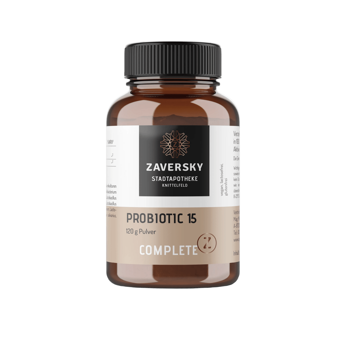 Probiotic 15 Pulver - das Darm Pulver - Nahrungsergänzung - Apotheke Zaversky