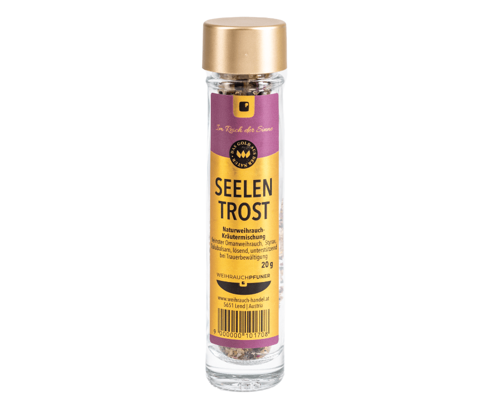 Seelentrost - Omanweihrauch und Kräutern - lösend, unterstützend bei Trauerbewältigung - Hausapotheke - Apotheke Zaversky