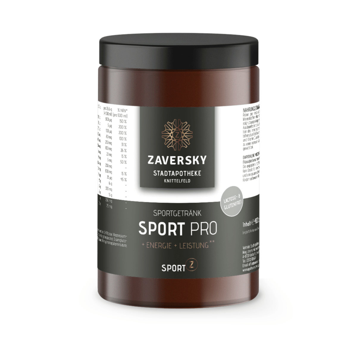 Sport Pro Sportgetränk für Energie** und Leistung*** - 1 Packung - Nahrungsergänzung - Apotheke Zaversky