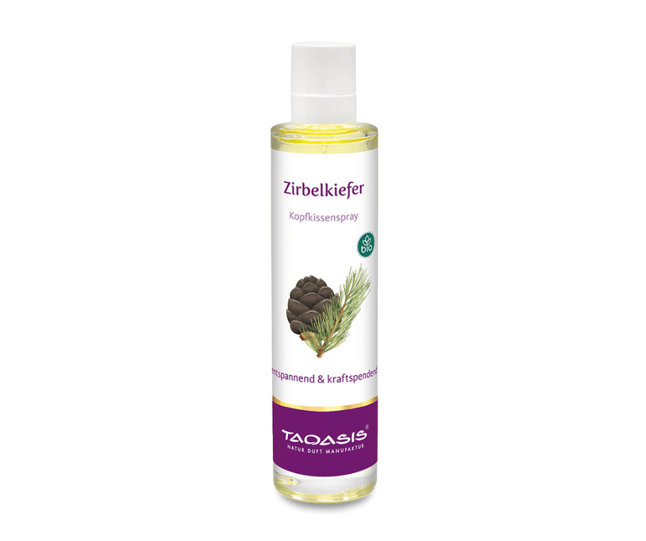 Zirbe Bio Kopfkissenspray - entspannend, kraftspendend - Hausapotheke - Apotheke Zaversky