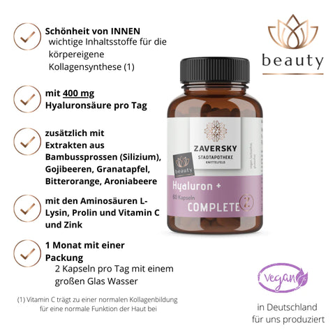 Beauty Paket - Kollagen, Spermidin und Hyaluronsäure+