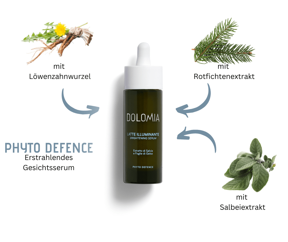 Erstrahlendes Gesichtsserum Dolomia - Anti Aging Intensivpflege gegen Pigmentflecken, strahlender Teint - Kosmetika - Apotheke Zaversky