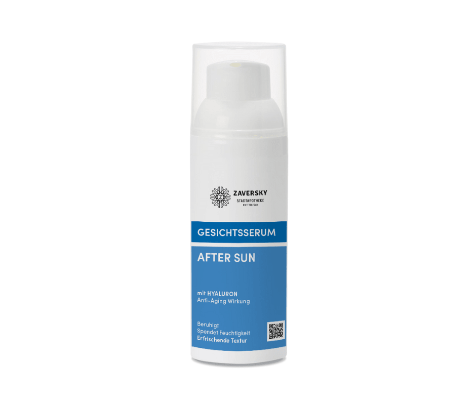 Gesichtsserum - After Sun - mit Hyaluron - Anti Aging Wirkung - Kosmetika - Apotheke Zaversky