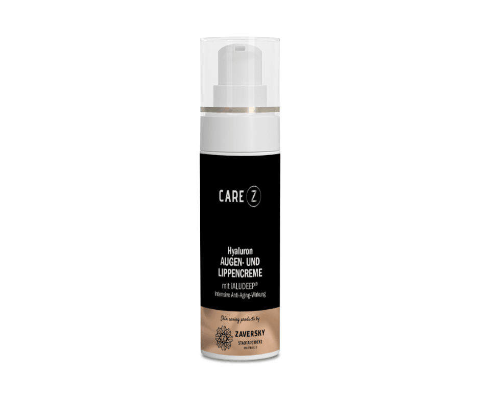 Hyaluron AUGEN - und LIPPENCREME - intensive Anti Aging - Wirkung CareZ - Kosmetika - Apotheke Zaversky