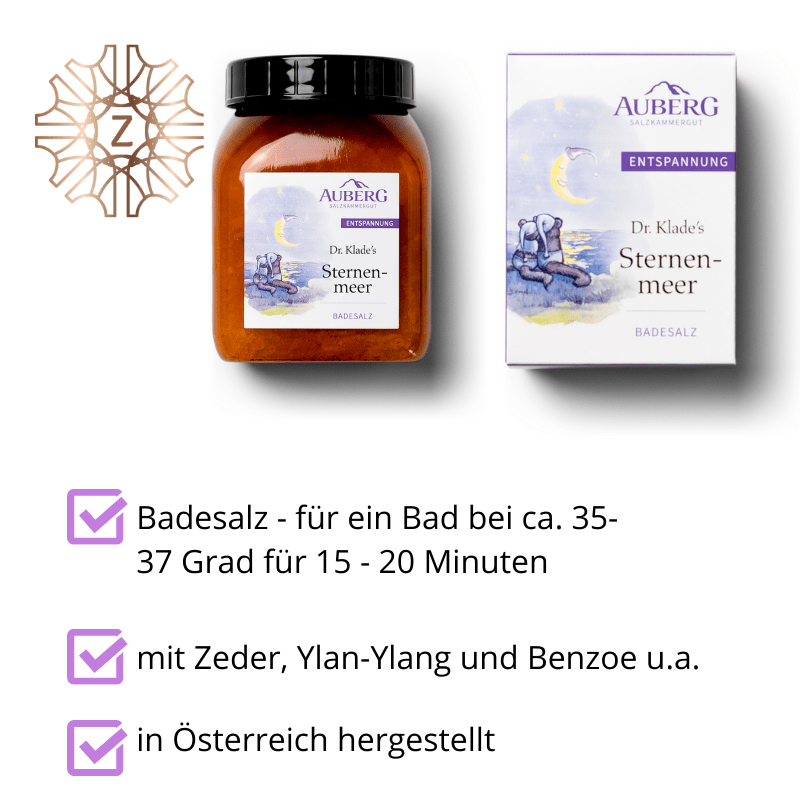 Sternenmeer - Badesalz - Entspannung - Hausapotheke - Apotheke Zaversky