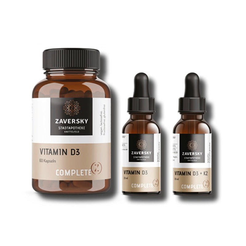 Vitamin D3 forte Kapseln - vegan - Nahrungsergänzung - Apotheke Zaversky