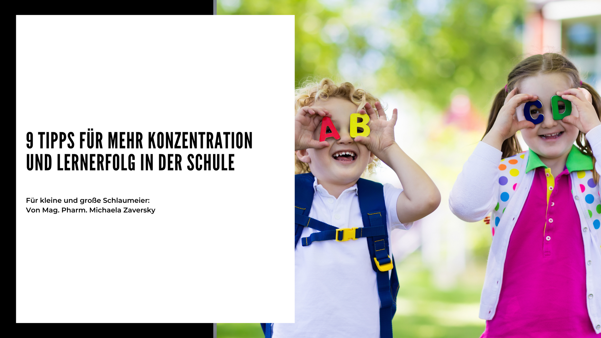 9 Tipps für mehr Konzentration und Lernerfolg in der Schule