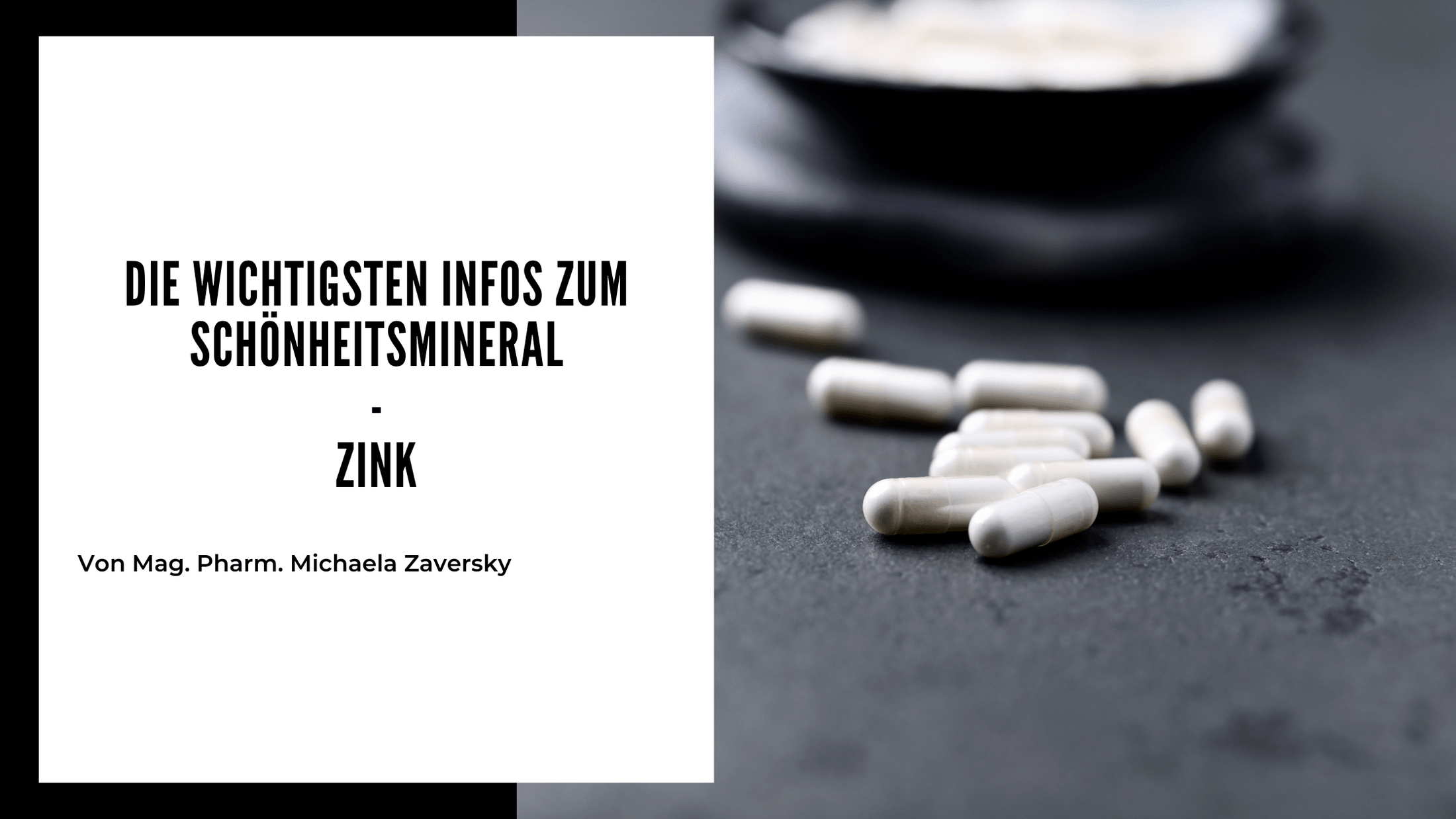 Die wichtigsten Infos zum Schönheitsmineral Zink - Apotheke Zaversky