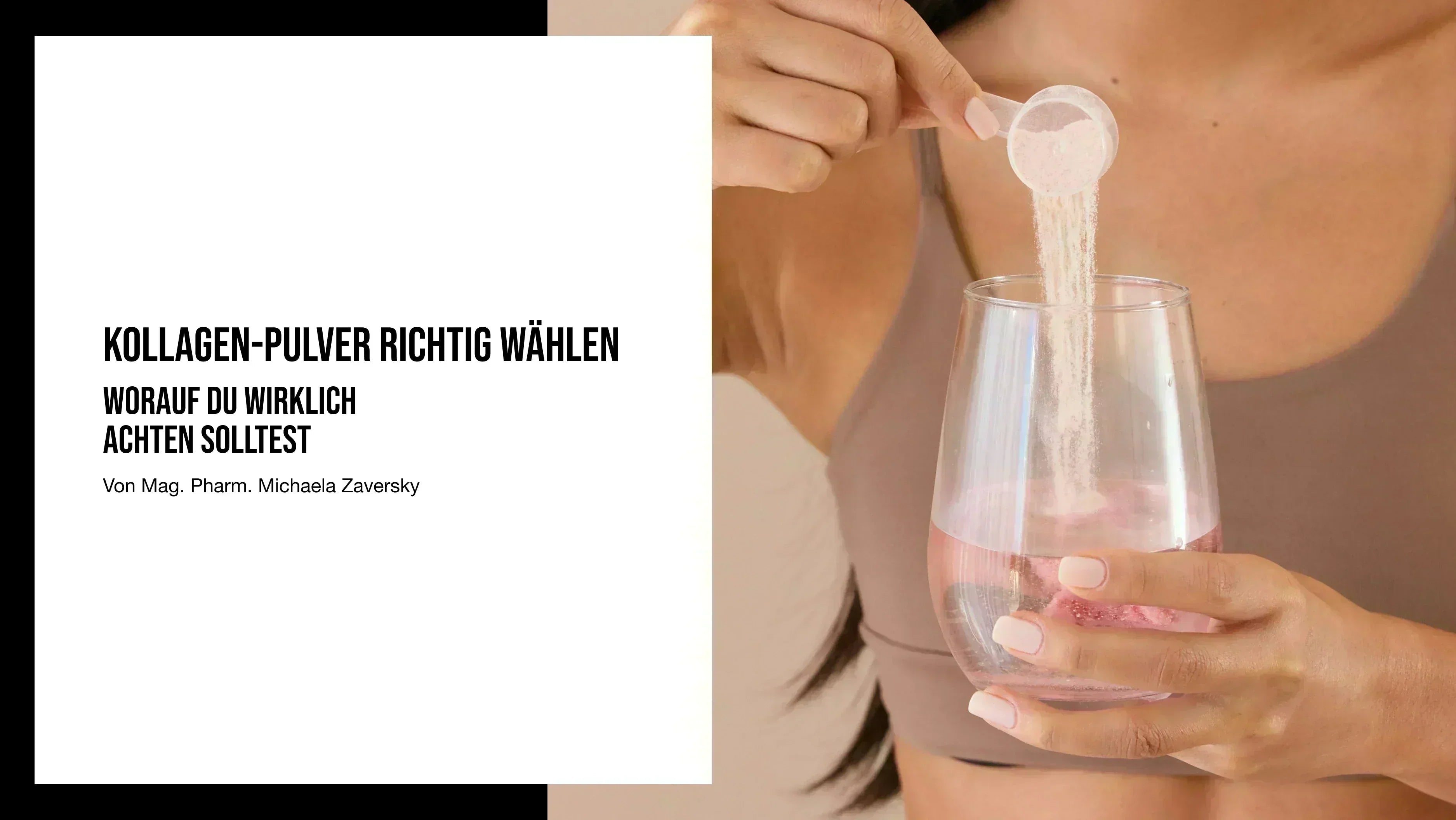 Kollagen Pulver richtig wählen – worauf du wirklich achten solltest - Apotheke Zaversky