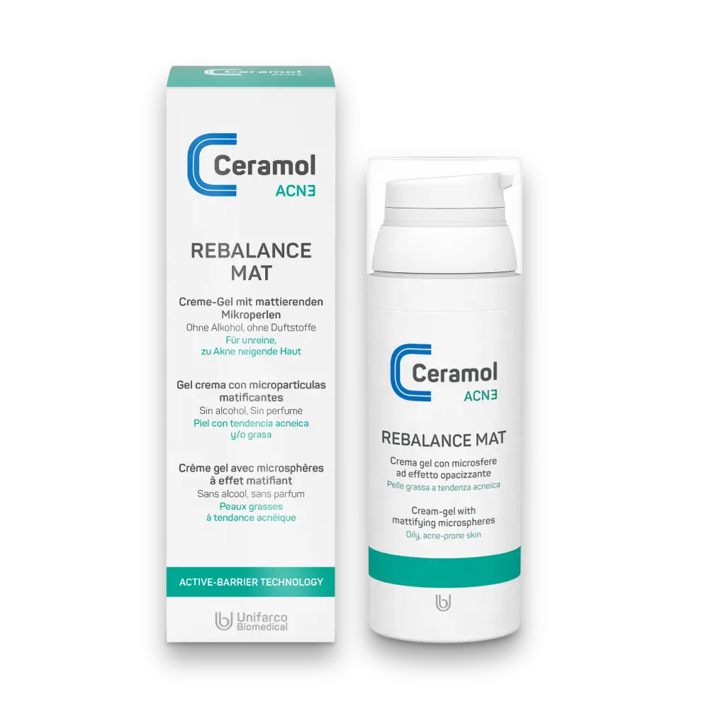 Rebalance Mat - Ceramol ACN3 - Klärende und mattierende Gel-Creme