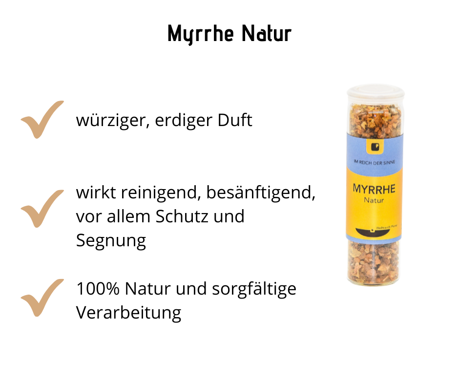 Myrrhe Natur, Glas 50 ml