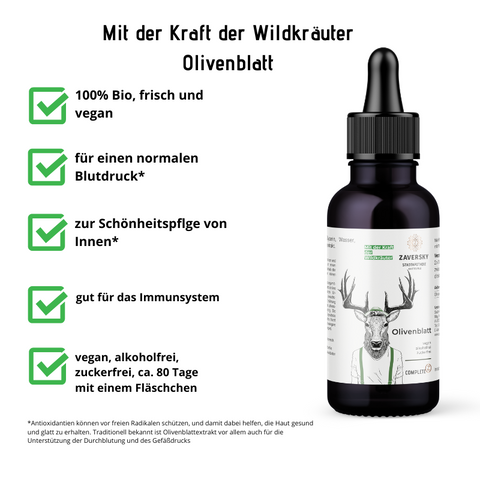 Olivenblatt Elixier - für einen normalen Blutdruck