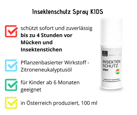 Insektenschutz Spray KIDS - mit Zitroneneukalyptusöl