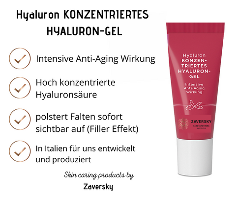Hyaluron KONZENTRIERTES HYALURON-GEL intensive Anti-Aging Wirkung 20 ml