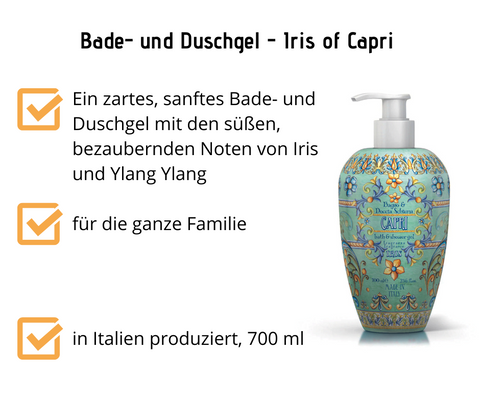 Bade- und Duschgel - Iris of Capri, Rudy 700 ml