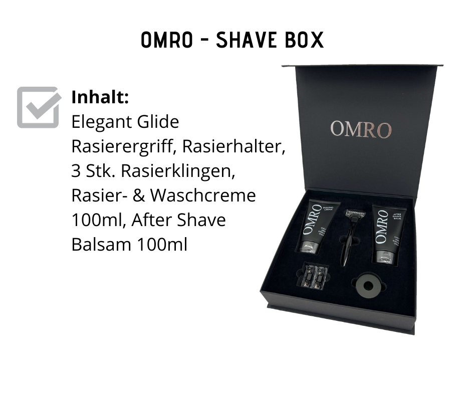 Shave Box - OMRO bei Apotheke Zaversky