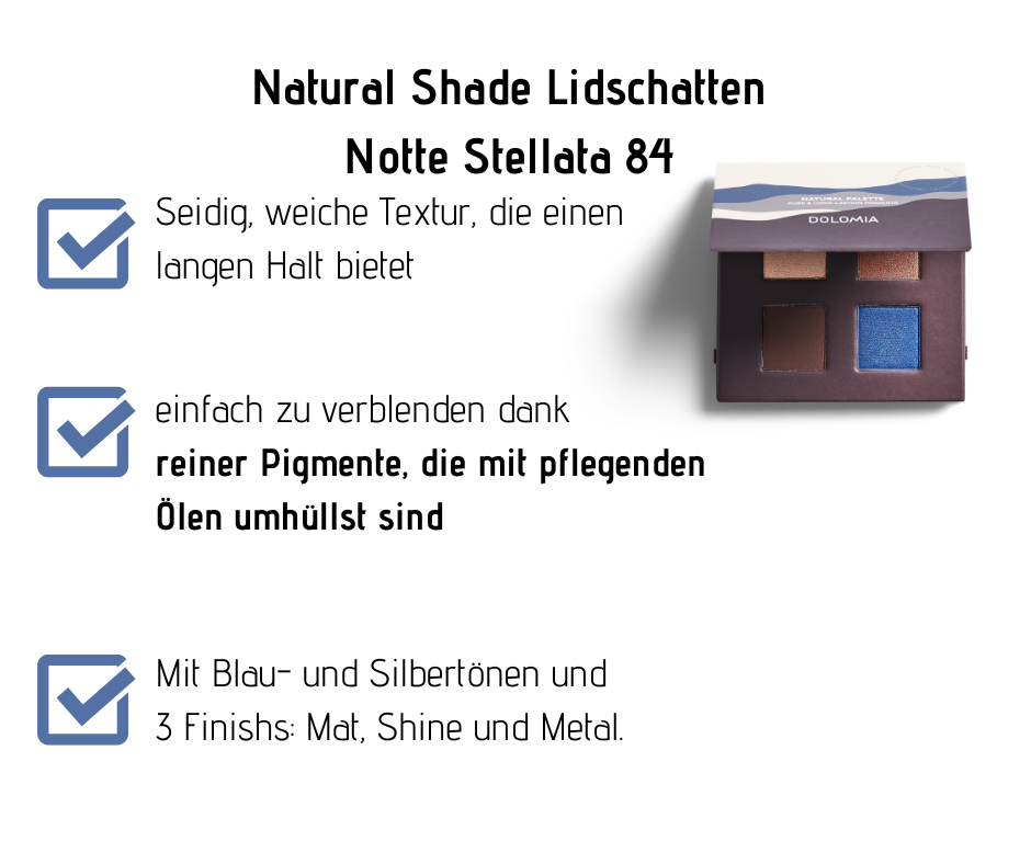 Natural Palettenlidschatten Notte Stellata 84