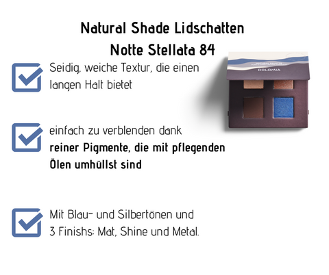 Natural Palettenlidschatten Notte Stellata 84