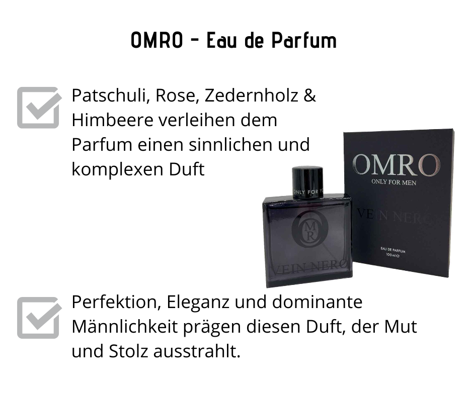 VEIN NERO Eau de Parfum - OMRO - bei Apotheke Zaversky