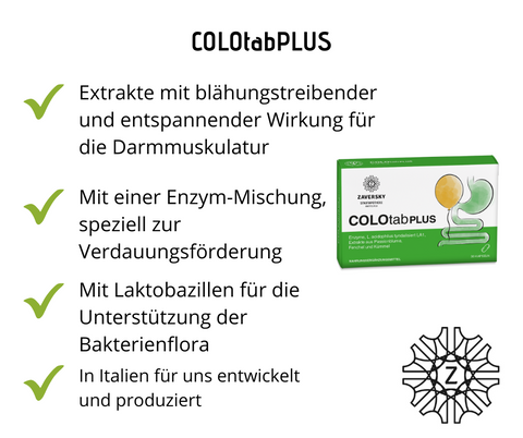 COLOtabPLUS - mit Kümmel, Fenchel, Anis, Enzymen und Passionsblume