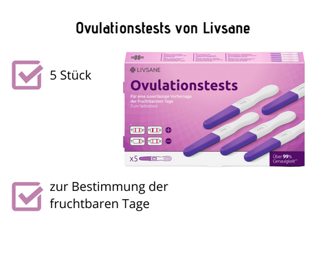 Ovulationstest - 5 Stück von Livsane