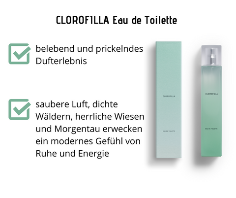 CLOROFILLA - Eau de Toilette - Duft - sauber Luft, Morgentau, Ruhe und Energie von Dolomia