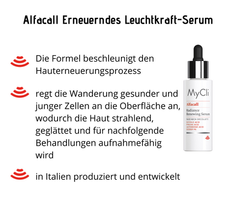 Alfacall - Erneuerndes Leuchtkraft-Serum für Gesicht, Hals, Dekolette von MyCli