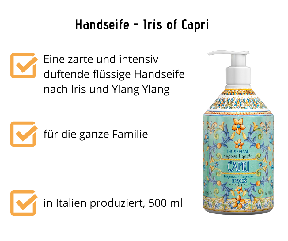 flüssige Handseife - Iris of Capri, Rudy