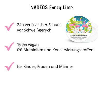 Natürliche Deocreme - NADEOS - Fancy Lime Nummer 13 bei Apotheke Zaversky