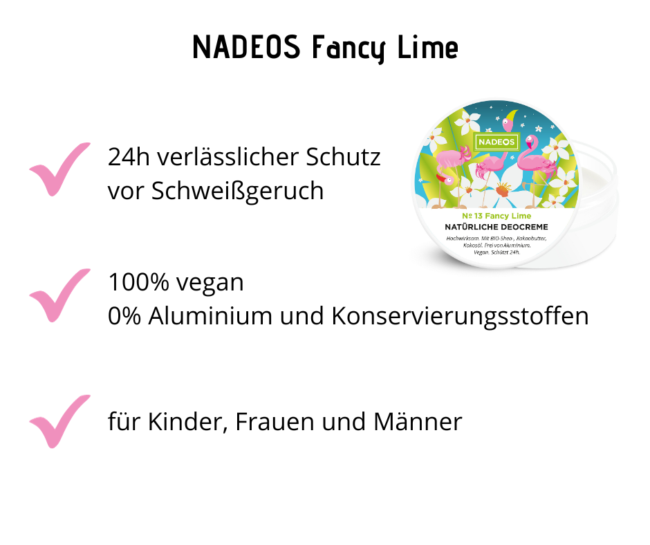 Natürliche Deocreme - NADEOS - Fancy Lime Nummer 13 bei Apotheke Zaversky