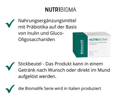 NUTRIBIOAMA - Inulin und Gluco-Oligosaccharide von Biomalife bei Apotheke Zaversky