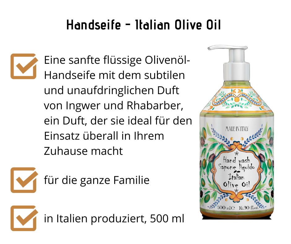flüssige Handseife - Italian Olive Oil,  Rudy